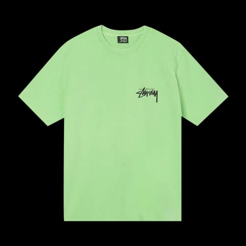 Stussy Big League Pigment Dyed Tee Green