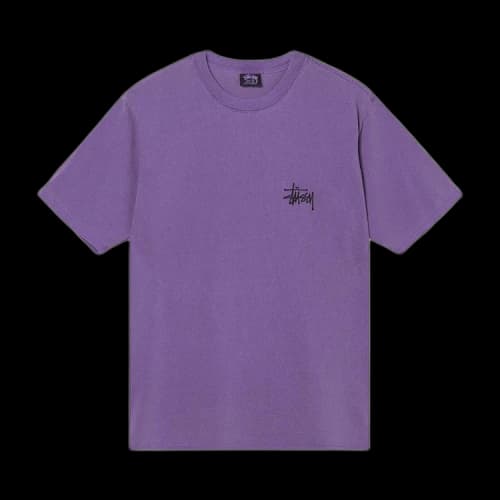 Stussy Skull Wings Pigment Dyed Tee Purple