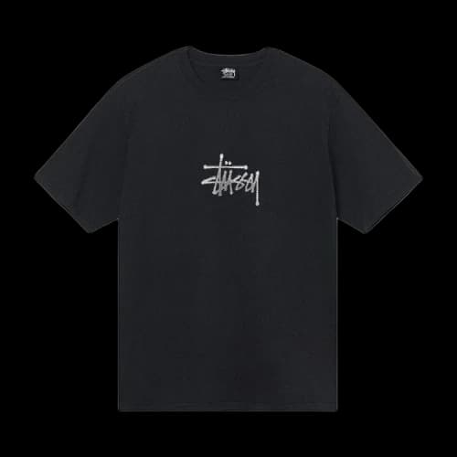 Stussy Surf Tomb Pigment Dyed Tee 'Black'
