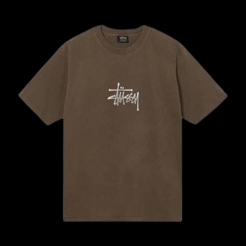 Stussy Surf Tomb Pigment Dyed Tee Coffee