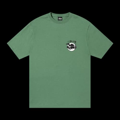 Stussy Skateman Tee 'Green'