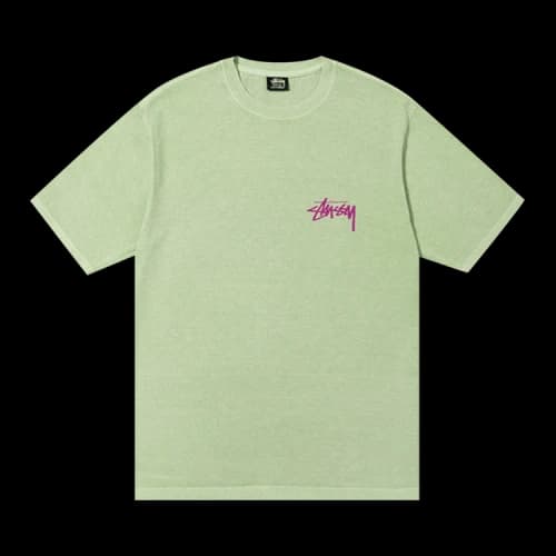 Stussy Skate Posse Pigment Dyed Tee 'Sage'