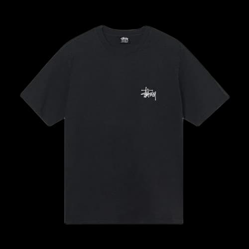 Stussy Basic Pigment Dyed Tee Black