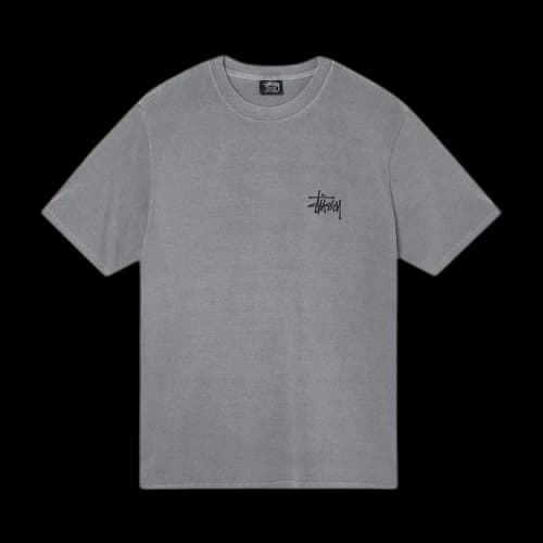 Stussy Basic Pigment Dyed Tee Grey