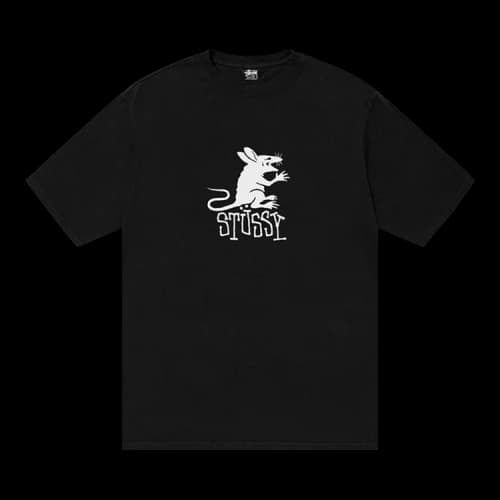 Stussy Rat Pigment Dyed Tee 'Black'