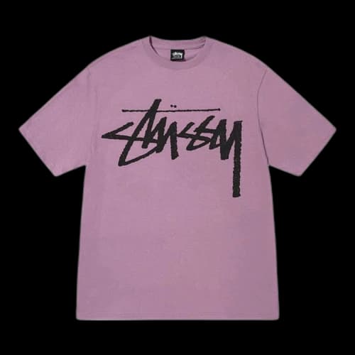 Stussy Big Stock Tee 'Orchid'