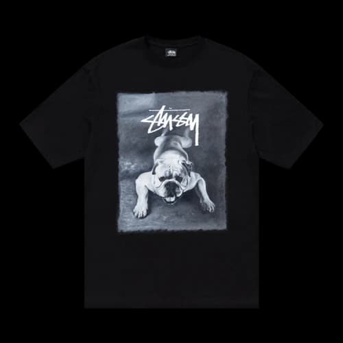 Stussy Bulldog Tee 'Black'