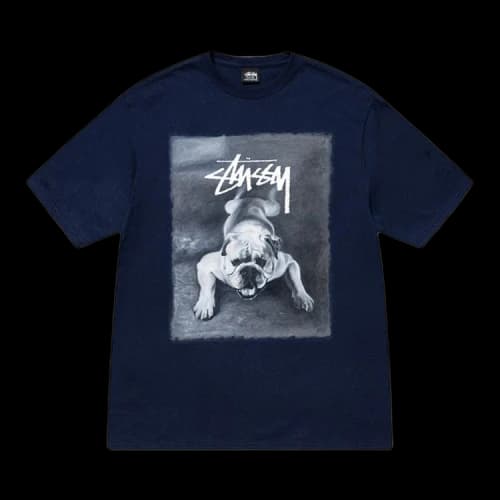 Stussy Bulldog Tee 'Navy'