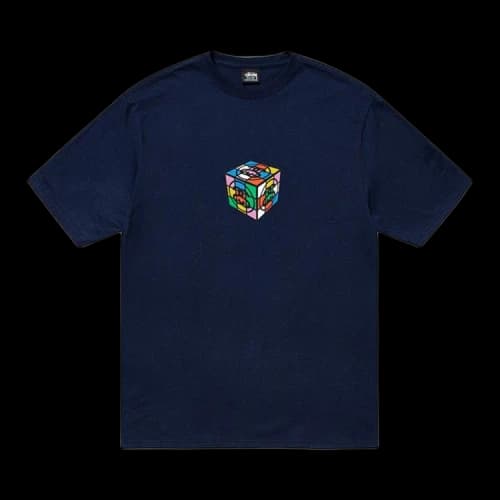 Stussy Cube Tee 'Navy'