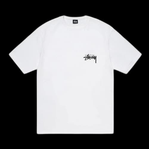 Stussy 8 Ball Fade Tee 'White'