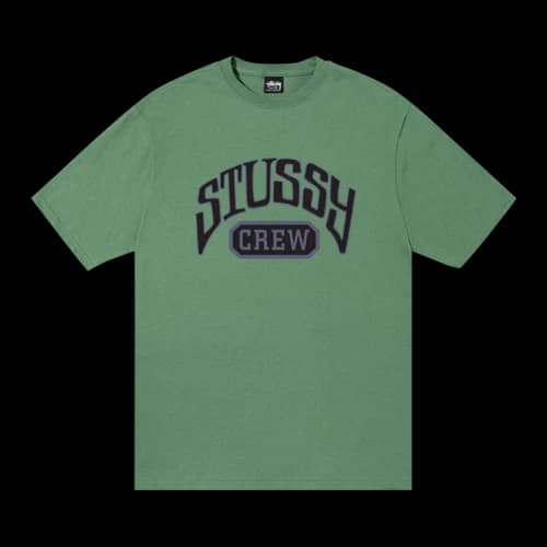 Stussy Crew Tee 'Green'