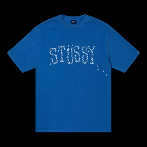 Stussy Ants Pigment Dyed Tee 'Blue'