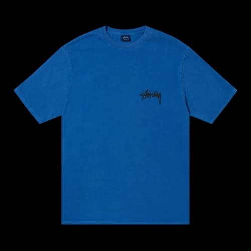Stussy Club Crown Pigment Dyed Tee 'Blue'