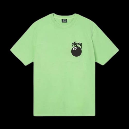 Stussy 8 Ball Pigment Dyed Tee 'Green'