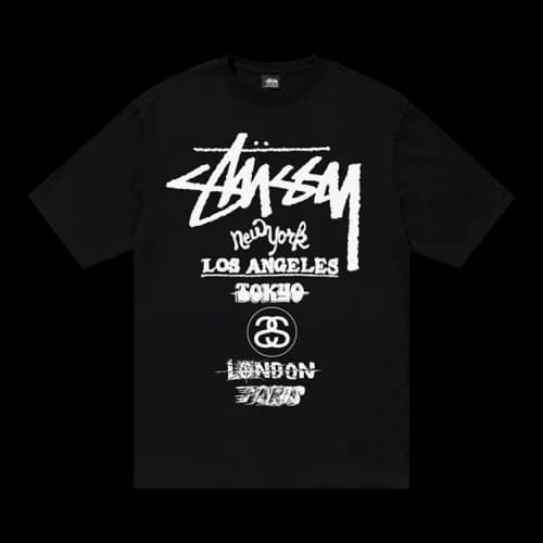 Stussy Tour Tee Black/White