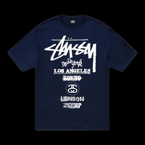 Stussy Tour Tee Navy