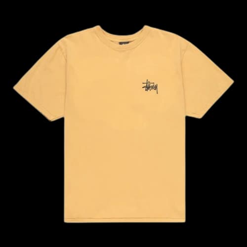 Stussy Basic Pigment Dyed T-Shirt 'Honey'