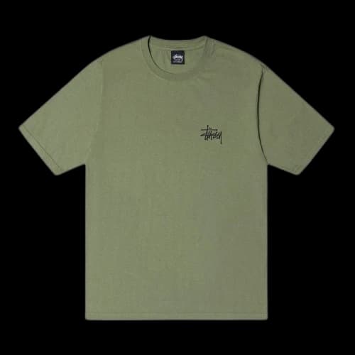 Stussy Basic Pigment Dyed Tee 'Artichoke'