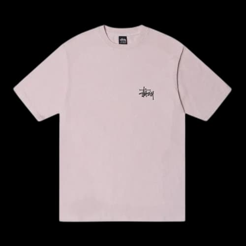 Stussy Basic Pigment Dyed Tee 'Blush'