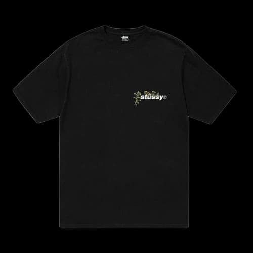 Stussy Bokay Pigment Dyed Tee 'Black'