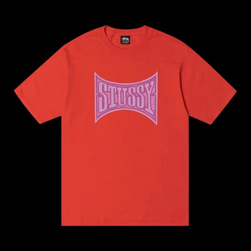 Stussy Champion Pigment Dyed Tee 'Tomato'