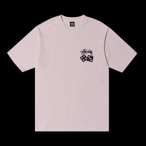 Stussy Dice Pigment Dyed Tee 'Blush'