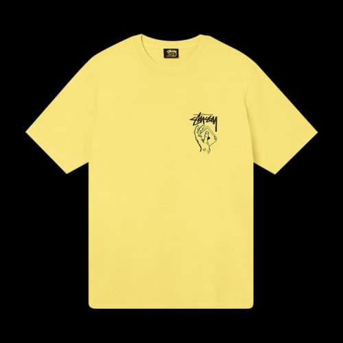 Stussy Shuffle Pigment Dyed Tee 'Butter'