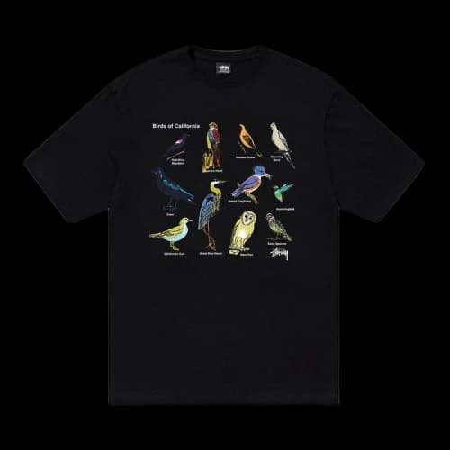 Stussy California Birds Tee Black