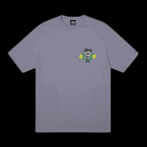 Stussy Skull Crest Tee Mauve