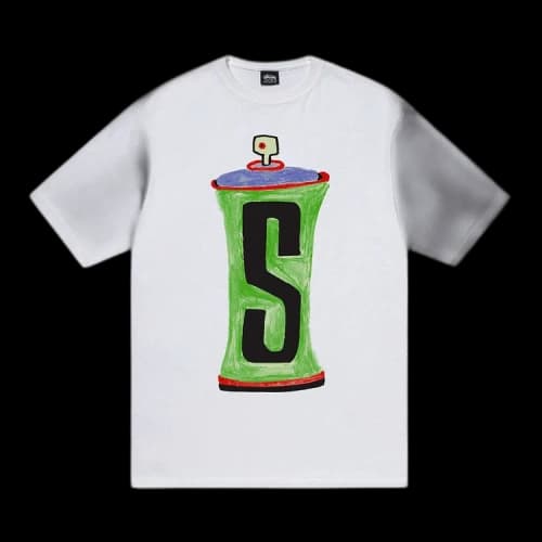 Stussy Spraycan Tee White