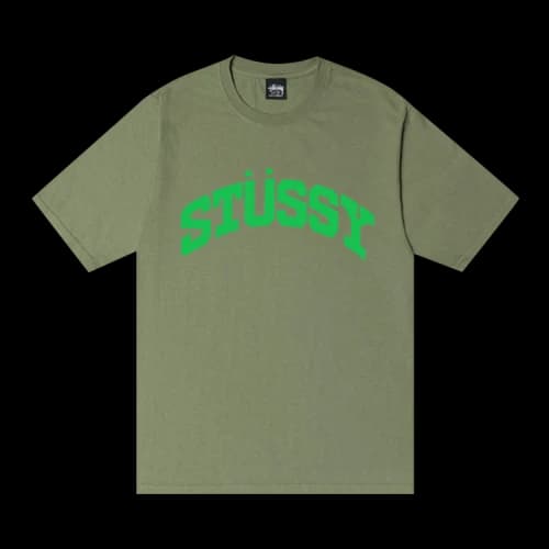 Stussy Block Sport Pigment Dyed Tee 'Artichoke'
