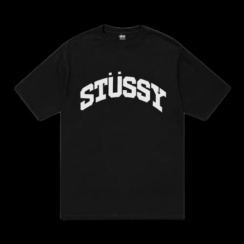 Stussy Block Sport Pigment Dyed Tee 'Black'