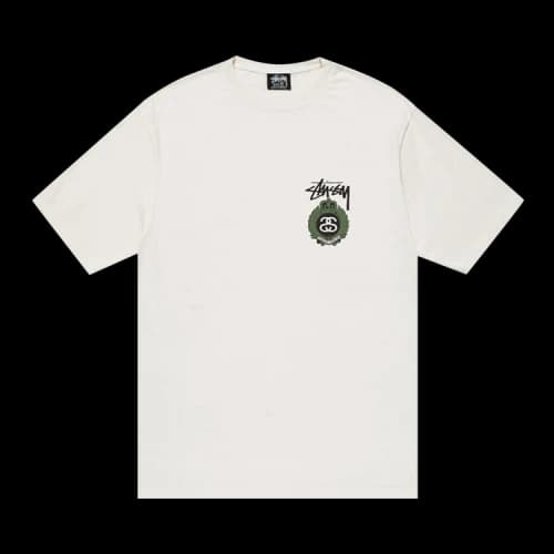 Stussy Crown Wreath Pigment Dyed Tee 'Natural'
