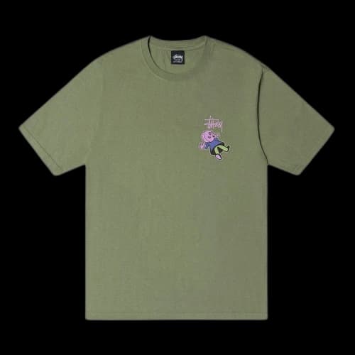 Stussy Dollie Pigment Dyed Tee Artichoke