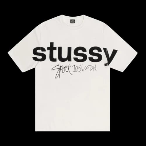 Stussy Sport 100% Pigment Dyed Tee 'Natural'