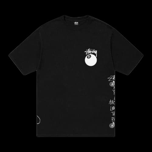 Stussy Test Strike Pigment Dyed Tee Black