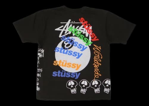 Stussy Test Strike Pigment Dyed Tee Black
