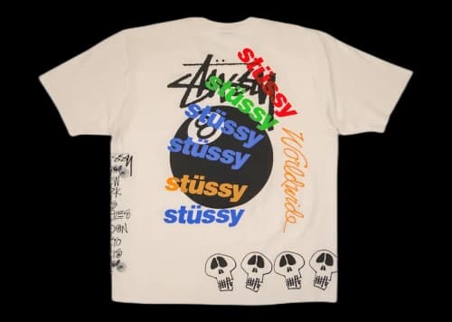 Stussy Test Strike Pigment Dyed Tee Natural
