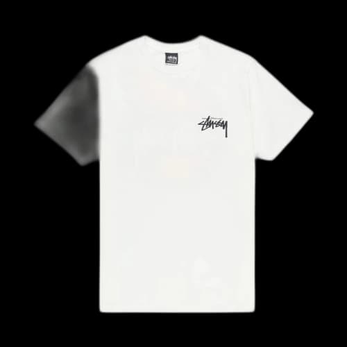 Stussy Classic Dot Tee White