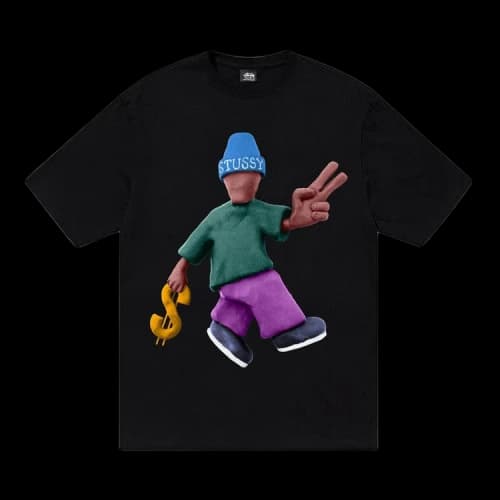 Stussy Peace & Prosperity Tee 'Black'