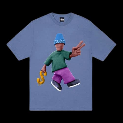 Stussy Peace & Prosperity Tee 'Storm'