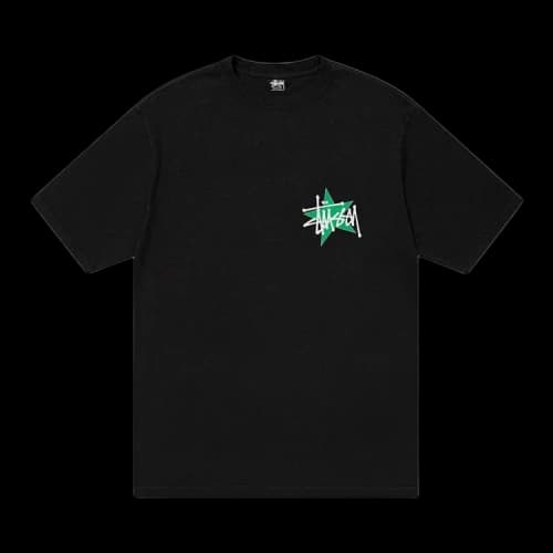 Stussy Star Tee Pigment Dyed 'Black'