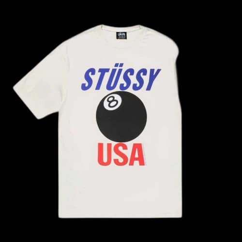 Stussy USA Pigment Dyed T-Shirt 'Natural'