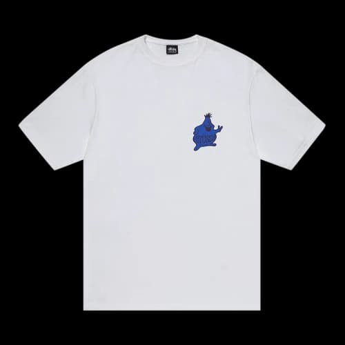 Stussy Mr. Blob Spiral Tee 'White'