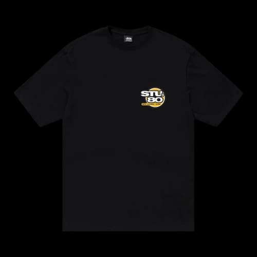Stussy Hot 80 Tee 'Black'