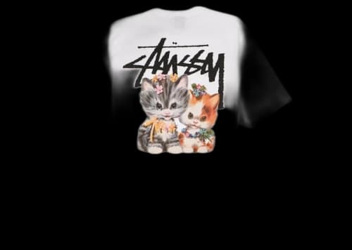 Stussy Kittens Tee White