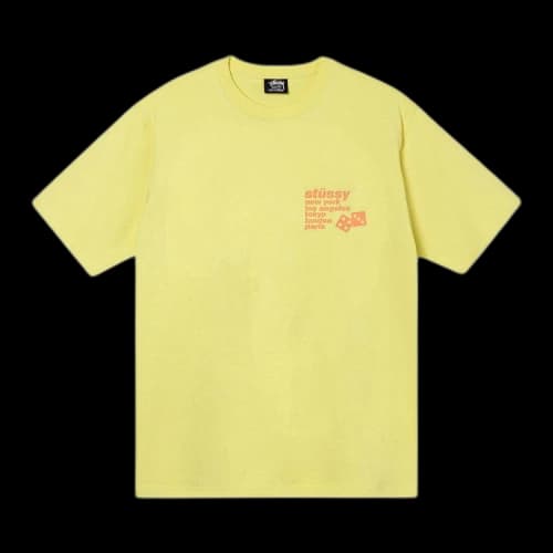 Stussy Silhouette Tee 'Yellow'
