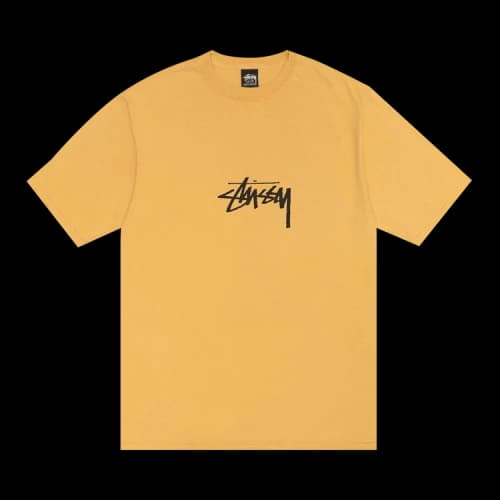 Stussy Pigment Dyed Small Stock Tee 'Honey'