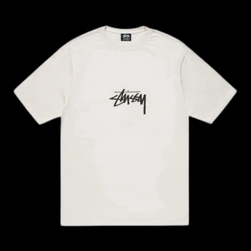 Stussy Pigment Dyed Small Stock Tee 'Natural'