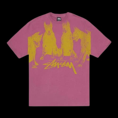 Stussy Dobermans Tee 'Berry'